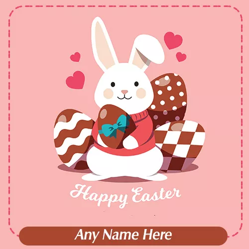Happy Easter Weekend 2020 Picture With Name